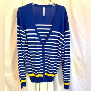 Striped cardigan